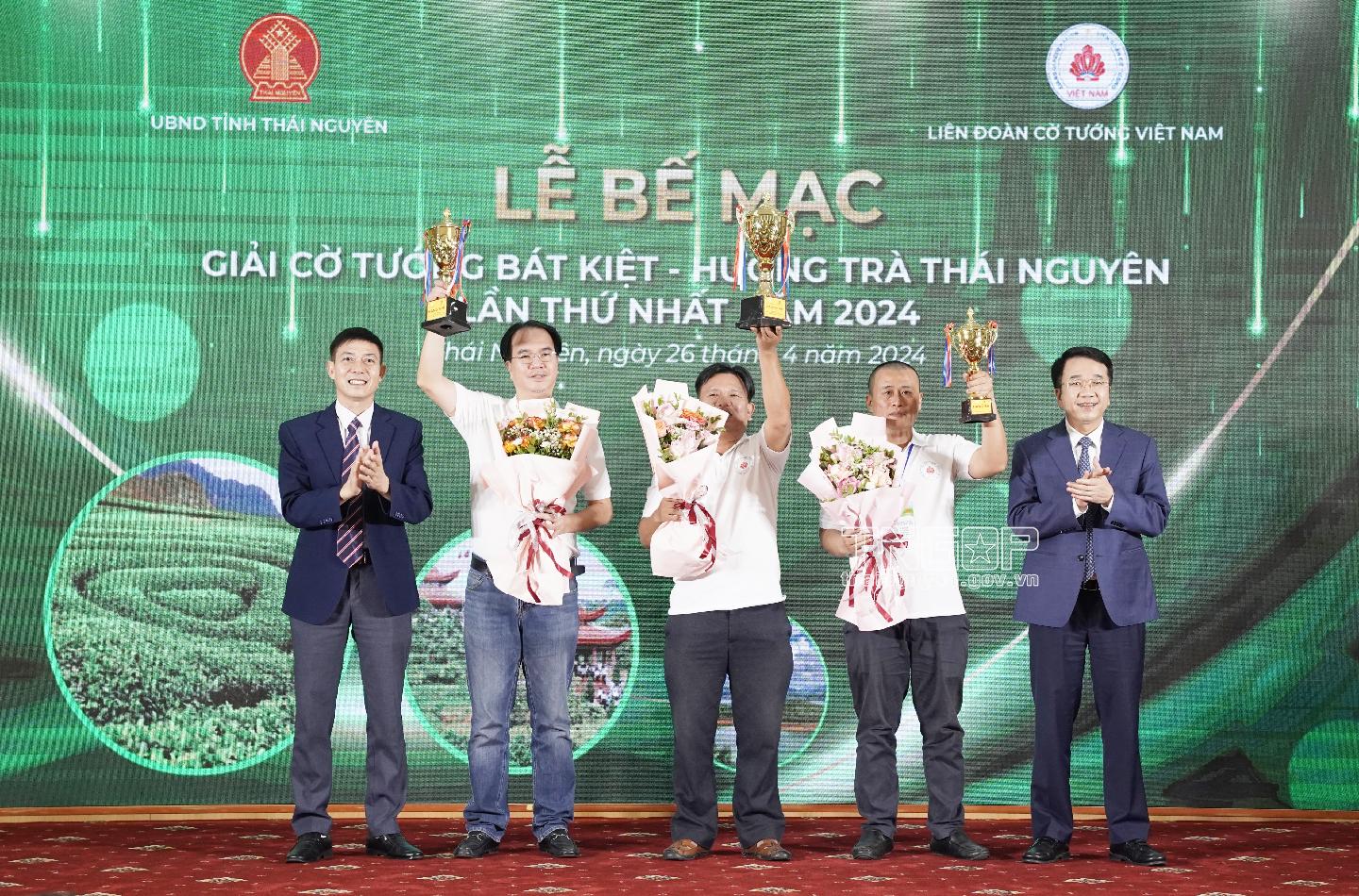 Bế mạc Giải cờ tướng Bát kiệt - Hương trà Thái Nguyên lần thứ nhất năm 2024